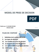 Modele de Prise de Decision 1