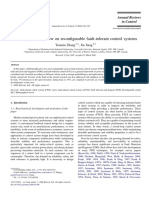 Bibliographical Review On Reconfigurable Fault-Tolerant Control Systems