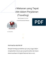 Memilih Makanan Yang Tepat Untuk Atlet Dalam Perjalanan (Traveling)