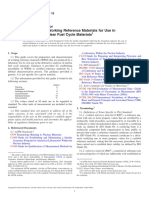 Preparation of Working Reference Materials For Use in Analysis of Nuclear Fuel Cycle Materials