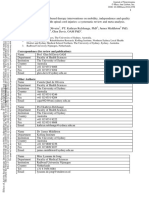 Title: Effects of Activity-Based Therapy Interventions On Mobility, Independence and Quality