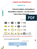 Definicion de Quimica, Bioquimica y Bioquimica Vegetal y Su Relacion Con Otras Ciencias