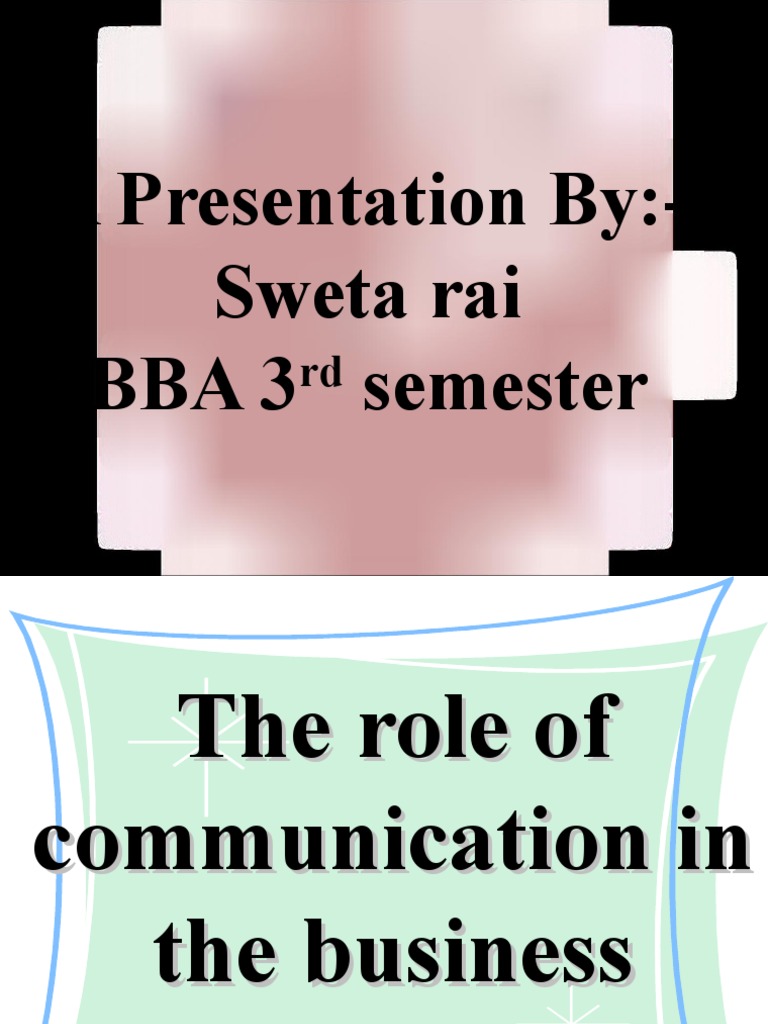 Importance of Communication in Business | PDF