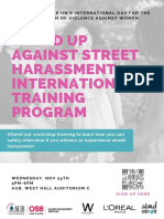 Sexual Harassment Event Poster