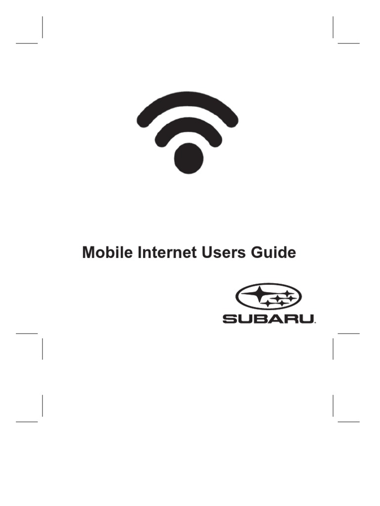 Subaru WiFi PDF Ieee 802.11 Radio