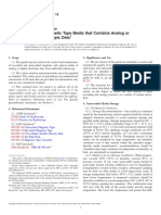 E1453-14 Guía Estándar para El Almacenamiento de Medios de Cinta Magnética Que Contiene Datos Radioscópicos Analógicos o Digitales