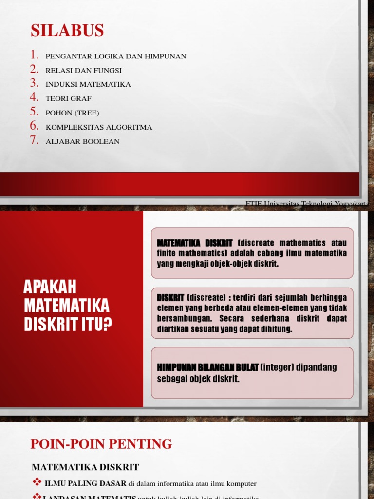 Pengantar Matematika Diskrit dan Logika | PDF | Metode & Bahan Ajar
