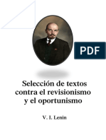 V. I. Lenin - Selección de Textos Contra El Revisionismo y El Oportunismo