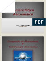 Nomenclatura Aeronáutica: Prof. Felipe Bernard