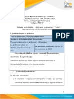 Tarea 2 - Aportes Teóricos A La Antropología Psicológica.