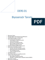 Ders01 - Biyosensör Tanımı