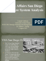 Va San Diego Healthcare System Analysis