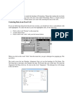 Lesson 2: Centering Data in An Excel Cell