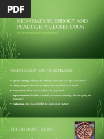 Negotiation, Theory, and Practice Presentation