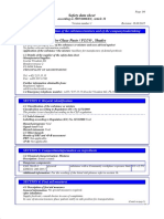 Safety Data Sheet for Dental Ceramic Product