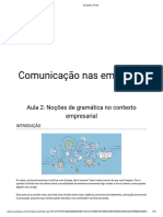 Comunicação Nas Empresas - Aula 2