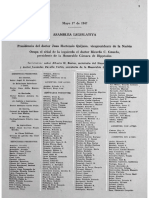 Peron - 1947 Mensaje Presidencial