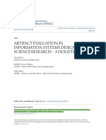 Prat Et Al. - 2014 - ARTIFACT EVALUATION IN INFORMATION SYSTEMS DESIGN Kopie