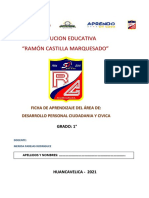 Ficha de Aprendizaje 1° DPCC