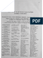 Peron - 1950 Mensaje Presidencial