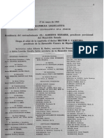Peron - 1952 Mensaje Presidencial