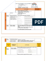 Plan de estudios semanal 3er grado