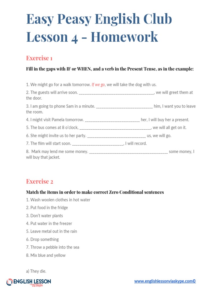 Easy Peasy Lesson 4 - Homework | PDF | Language Arts &amp; Discipline ...