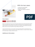 RFID Life Vest Labels