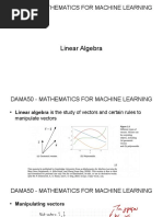 Linear Algebra: Dama50 - Mathematics For Machine Learning