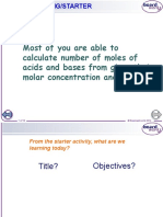 Most of You Are Able To Calculate Number of Moles of Acids and Bases From Given Their Molar Concentration and Volume