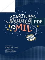 Cartilha Redacao A Mil 2018