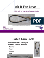 Gun Lock Step-By-Step Instructions