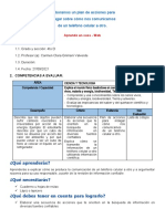 Sesión de Aprendizaje de Ciencia y Tecnología