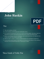 War John Ruskin: Bs Iii and M.A Prev
