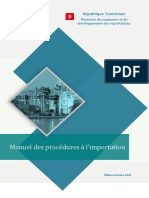 Manuel Des Procédures À Limportation