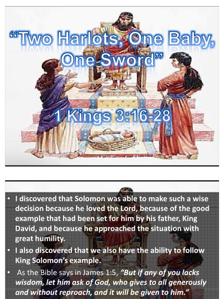 The Story of the Two Harlots PDF Solomons Last Judgment
