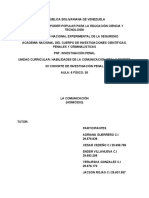 Comunicación escrita y oral en investigación penal