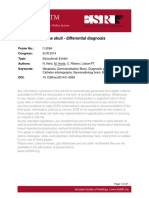 Lytic Lesions of The Skull - Differential Diagnosis: Poster No.: Congress: Type: Authors: Keywords