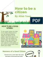 How to be a citizen