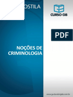 APOSTILA PM 2021 - NOÇÕES DE CRIMINOLOGIA