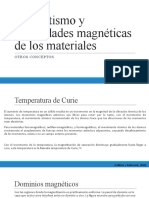 Física III - 22 - Magnetismo y Propiedades Magnéticas de Los Materiales - Otros Conceptos