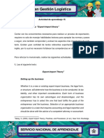 Actividad 15. Evidencia - 5 - Summary - Export - Import - Theory - V2