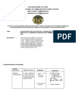 Operacionalización de Variables