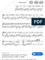 Hallelujah Piano Partitura - Pesquisa Google