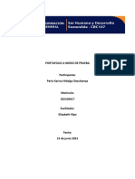 Portafolio A Modo de Prueba Ser Humano y Desarrollo Sostenible 2021