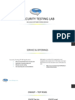 Security Testing Lab: 360 Logica Software Testing Services