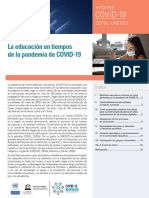 Educación y COVID-19