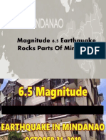 Magnitude 6.5 Earthquake Rocks Parts of Mindanao