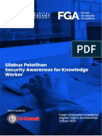 Silabus Security Awareness Essential For Knowledge Worker Fga