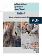 5cálulo Estrutural I - Módulo V - Limites Da NBR 6118